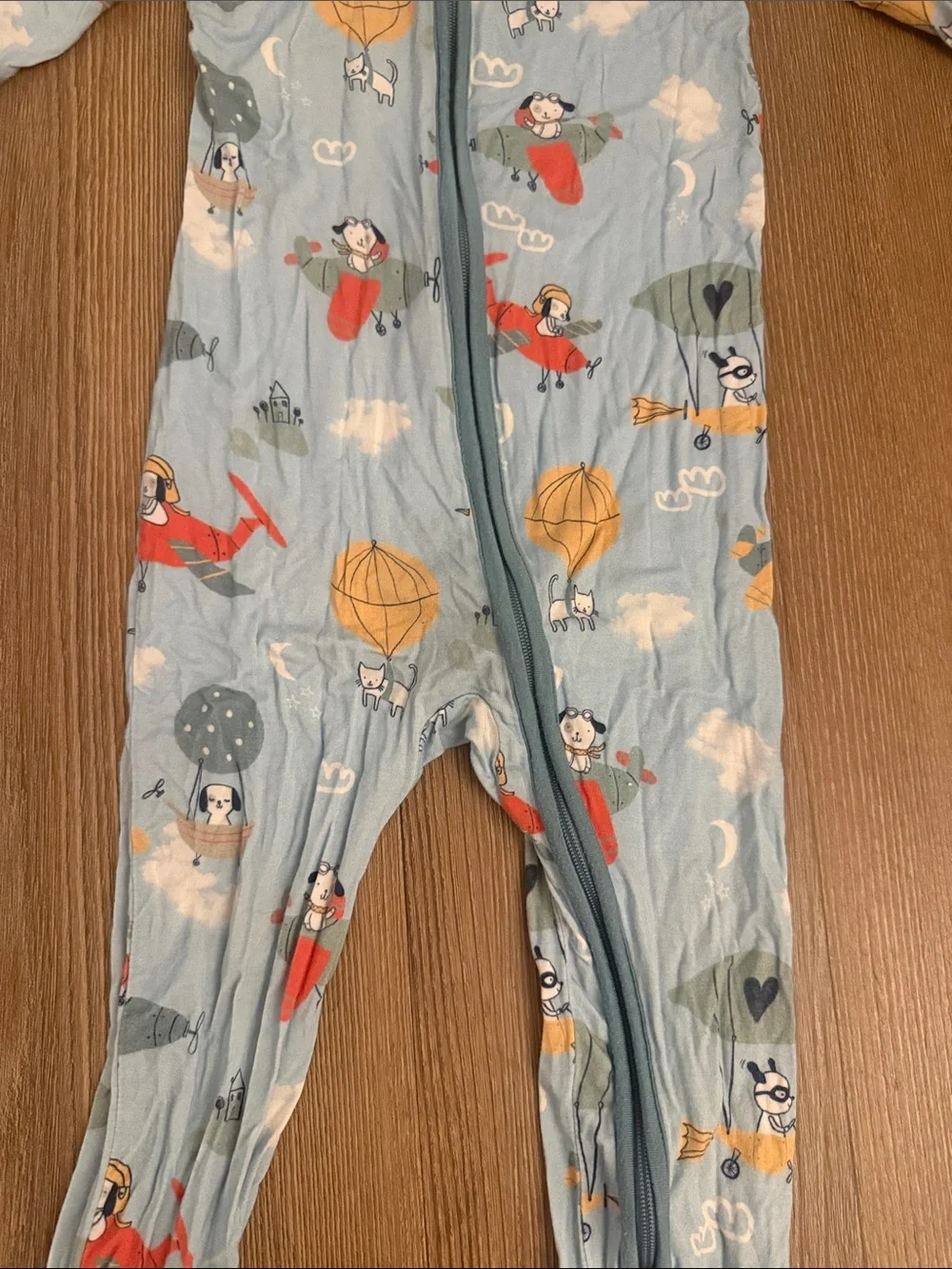 Little sleepies fly away with me dog convertible zippy - 2T